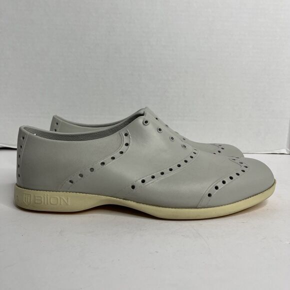 Biion Golf Men\'s Water Gray Rubber Spikeless Oxford Loafer SZ 12 main image 9